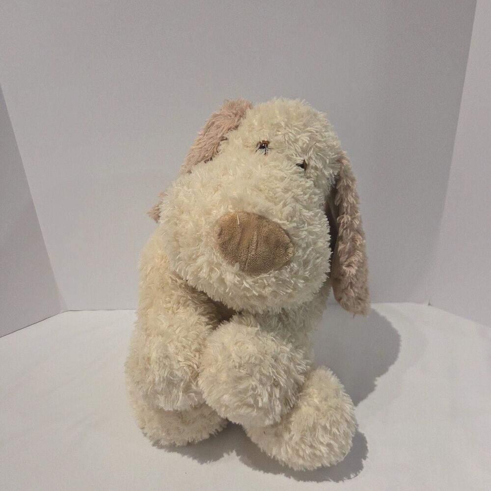 Rare Vintage Kellytoy Tan Cream Floppy Dog Stuffed Animal Htf
